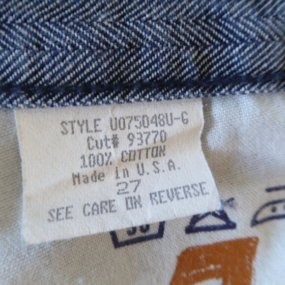 7 for All Mankind Light Wash Blue Straight Boot Leg Jeans Pants Size 27 - Picture 12 of 13